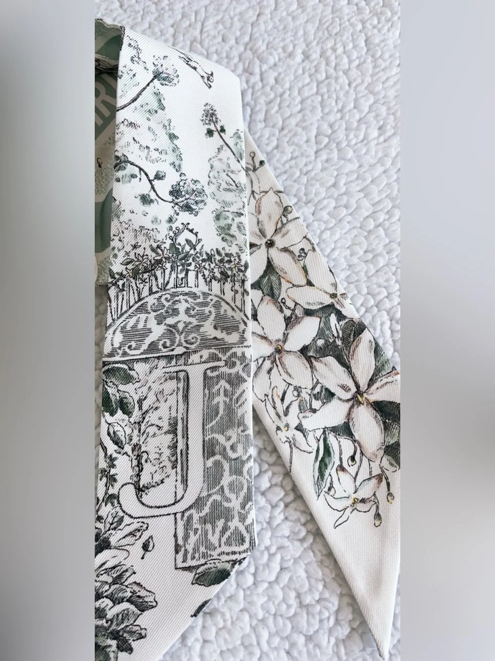 Dior Jardin D’hiver Mitzah Silk Scarf